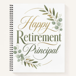 Cadeau voor een directeur bij pensionering notitieboek