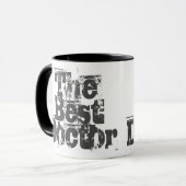 Cadeau voor een dokter - Mok met tweetone koffie (Voorkant links)