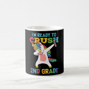 Cadeau voor een eenhoorn in de 2e klas voor de eer koffiemok