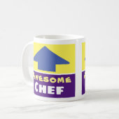 Cadeau voor een geweldige kok koffiemok (Voorkant links)