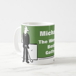 Cadeau voor een golfer. De Beste Golfer van de Wer Koffiemok