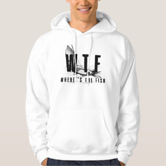 cadeau voor een grappige visliefhebber - wtf waar  hoodie