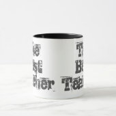 Cadeau voor een leraar - Mok met tweetone koffie (Midden)