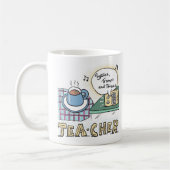 Cadeau voor een leraar of schoolleraar koffiemok (Links)