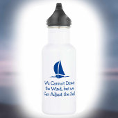 Cadeau voor een matroos. Zeilen of Yachting Waterfles