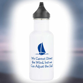 Cadeau voor een matroos. Zeilen of Yachting Waterfles