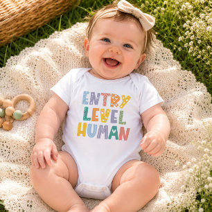 Cadeau voor een moderne babyborrel voor een beginn romper