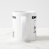 Cadeau voor een Plumber met Toegevoegde Naam Grote Koffiekop (Achterkant)