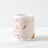 Cadeau voor een positieve mindset koffiemok (Center)