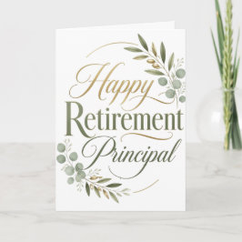 Cadeau voor een Principaal ter gelegenheid van zij Kaart