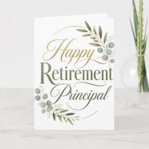 Cadeau voor een Principaal ter gelegenheid van zij Kaart