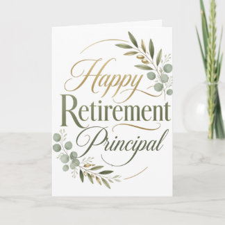 Cadeau voor een Principaal ter gelegenheid van zij Kaart