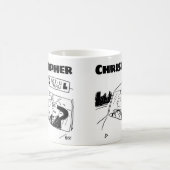 Cadeau voor een rijinstructeur met toegevoegde naa koffiemok (Center)