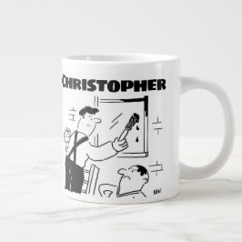 Cadeau voor een Schilder & Decorator met Naam Gian Grote Koffiekop