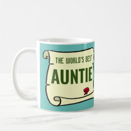 Cadeau voor een tante. 's Werelds beste tante Koffiemok