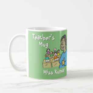 Cadeau voor een Vrouw Aziatische leraar. Lerarengi Koffiemok