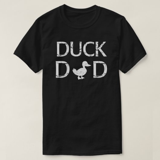 cadeau voor eend dad vaderdag t-shirt (Design voorkant)