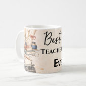 Cadeau voor Engelse leraar Bedankt einde schooljaa Koffiemok (Voorkant links)