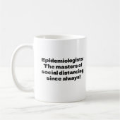 Cadeau voor epidemioloog koffiemok (Links)