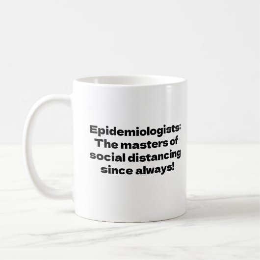 Cadeau voor epidemioloog koffiemok (Links)