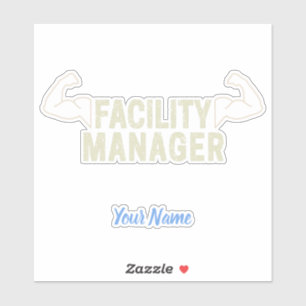 Cadeau voor Facility Manager of conciërge en huism Sticker