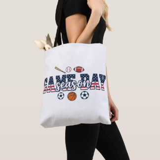 Cadeau voor fan van meerdere sporten en patriotism tote bag
