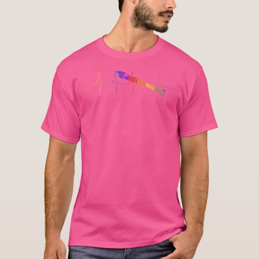 Cadeau voor fluit LHBT hartslag fluit T-shirt (Voorkant)