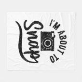 Cadeau voor fotograaf I.M. Fleece Deken (Voorkant (Horizontaal))