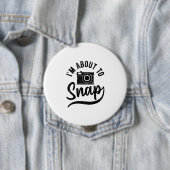 Cadeau voor fotograaf I.M. Ronde Button 4,0 Cm (In situ)