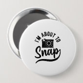 Cadeau voor fotograaf I.M. Ronde Button 4,0 Cm (Voorkant /achterkant)