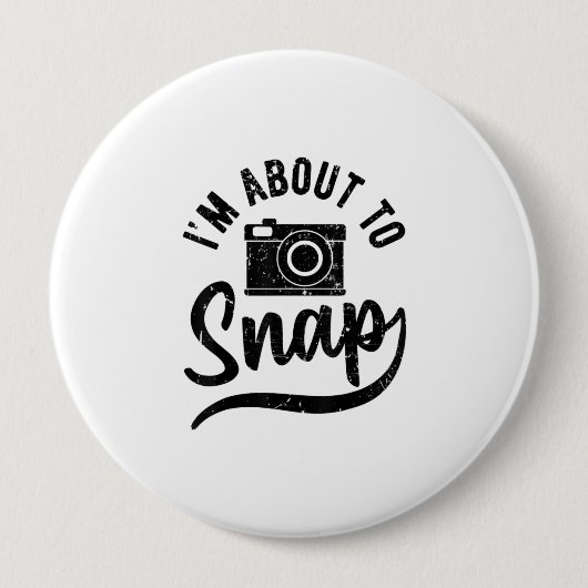Cadeau voor fotograaf I.M. Ronde Button 4,0 Cm (Voorkant)