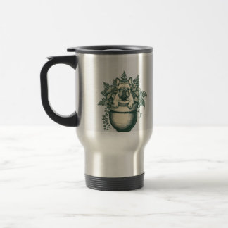 Cadeau voor Franse Bulldog Plantenliefhebber Reisbeker