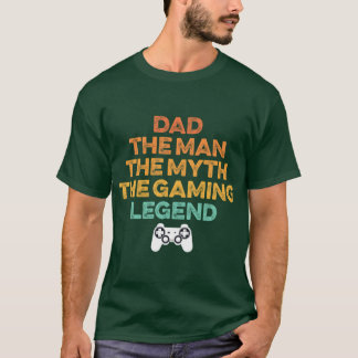 Cadeau voor gamer papa t-shirt