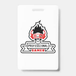 Cadeau voor gamer professionele gamer badge