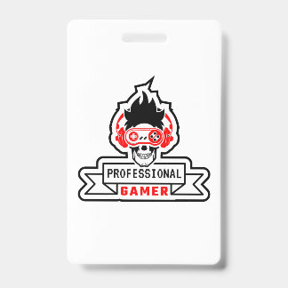 Cadeau voor gamer professionele gamer badge