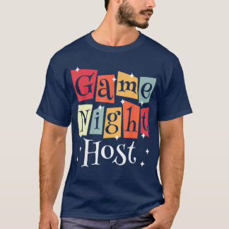 Cadeau voor gastheer van spelavond t-shirt