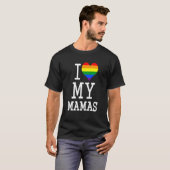 Cadeau voor gay moeders babykleding ik hou van mij t-shirt (Voorkant volledig)