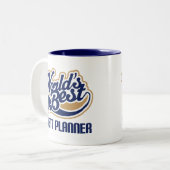 Cadeau voor gebeurtenisplanner tweekleurige koffiemok (Voorkant links)