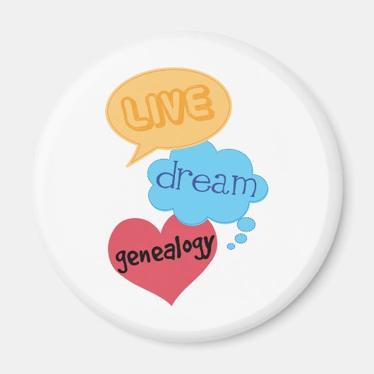 Cadeau voor genealoog magneet (Voorkant)