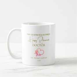 Cadeau voor gepensioneerde dokter De legende is me Koffiemok