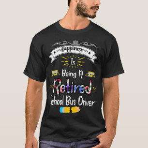 Cadeau voor gepensioneerde schoolbuschauffeur Stud T-shirt