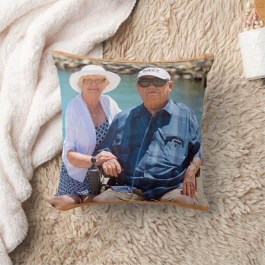 cadeau voor gepersonaliseerde grootouders kussen (Deken)