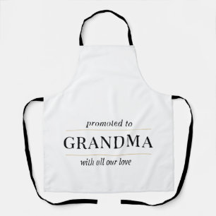 Cadeau voor gepromoveerde oma schort
