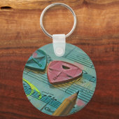 cadeau voor gitarist sleutelhanger (Voorkant)