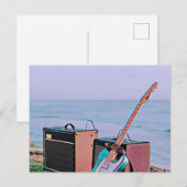 Cadeau voor gitarist vriend briefkaart (Voorkant / Achterkant)