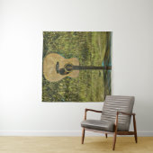 Cadeau voor gitarist vriend wandkleed (In Situ (horizontaal))