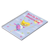 Cadeau voor Goddochter Meisjesachtig Motiverend Pe Notitieboek (Linkerzijde)