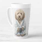 cadeau voor Goldendoedle labradoodle hondenliefheb Latte Mok (Linkerhoek)