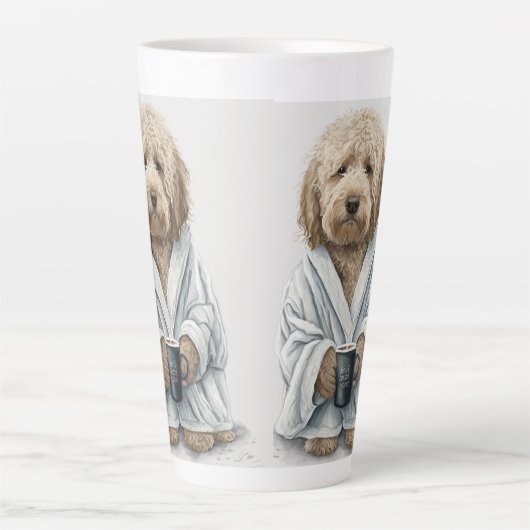 cadeau voor Goldendoedle labradoodle hondenliefheb Latte Mok (Voorkant)