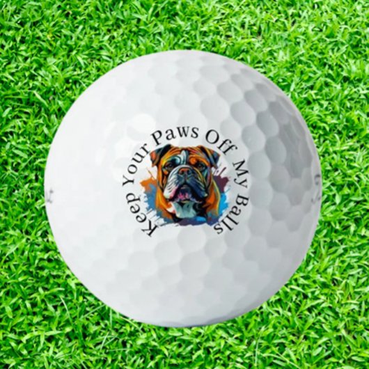 Cadeau voor golfers die van Bulldogs houden Golfballen